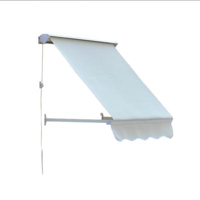 China Retractable Tent Anti-UV Retractable Window Shade Sun Manual Arm Drop Patio Tent for sale