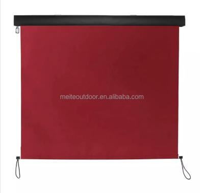 China High Quality Privacy Anti-UV Screen Equipment Balcony Sunshade Drop-Down Side Screen Powered Roll Up Sun Shades for sale