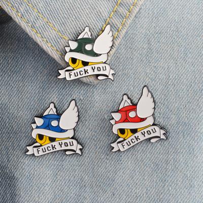 China Custom Super Mario Enamel Pin Cartoon Metal Brooch Lapel Pins Promotional Gifts Decorate Badge Hat Pins for sale