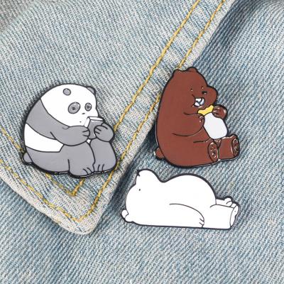 China China Fashion Jewelry Gift Animal Cartoon Backs Cute Metal Enamel Pins Brooches Badge Lapel Pin For Kids for sale