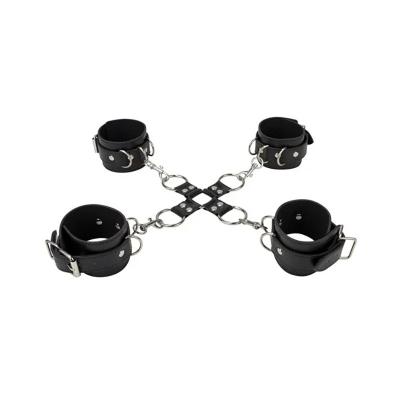 China SM bdsm Japanese bondage adult male costume adult hand slaps sex toys handcuffs set and legcuffs for sex game for sale