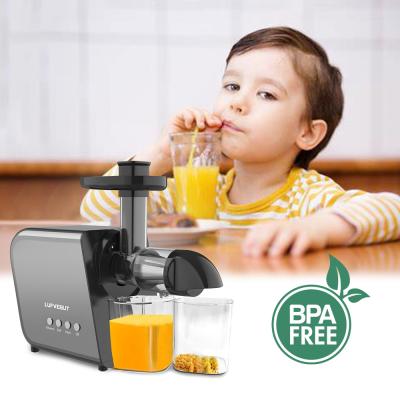 China 200W Cold Pressing Cold Press Masticating Machine Slow Juicer 100% Pure Juice Electric Juicer for sale