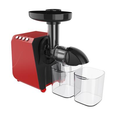 China New Unique 2021 Low Speed ​​Extrusion Extractor Maker Slow Masticating Juicer Machine With Cold Press For Home Fruit Apple Orange Vegetable for sale