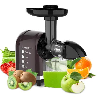 China Single Low Speed ​​Extrusion 1L High Quality Copper Motor 90% High Juice Yield Fruits and Vegetables Powerful Slow Juicer Machine for sale