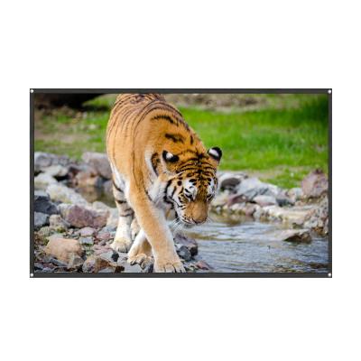 China 100 inch 16:9 mini projector screen for school/office/home cinema projection screen for sale