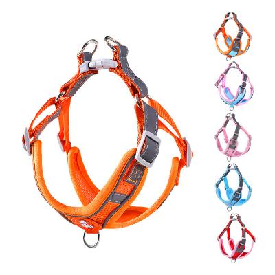 China Wholesale Reflective Breathable 5m Adjustable Mesh Dogs Strong Carrier Harness With Pull Cable for sale