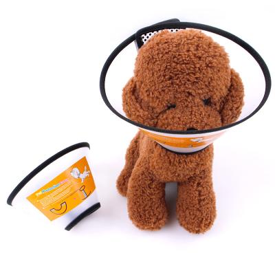 China 13-44cm Viable Light Weight Plastic Elizabethan Collar For Cats Dog Recovery Collars Adjustable Cones for sale