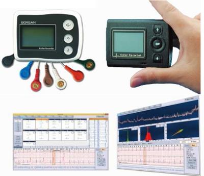 China Factory 3 Channels Holter 7 Days EKG Holter Recorder Compatibel DMS Software OEM for sale