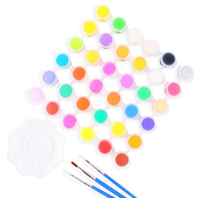 China Kids School Drawing Wholesale DIY Set of 3ml Non-Toxic Acrylic Artistic Paint Set, 12/24/36/48 Color Professional Paint by Numbers for sale