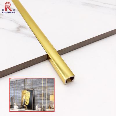 China New Arrival Modern Construction Metal Material Corner Edge Aluminum Tile Trim for sale