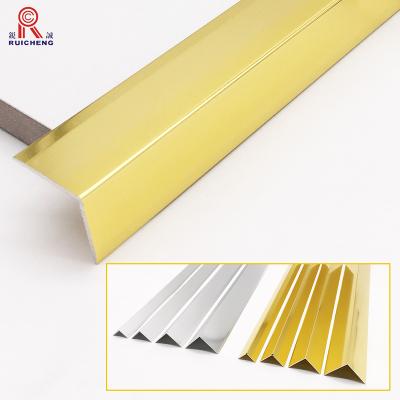 China Light Decorations Wall 90 Profile 60 Strip Corner Guard Bar Aluminum L Edge Metal Protector Angle 135 Degree for sale