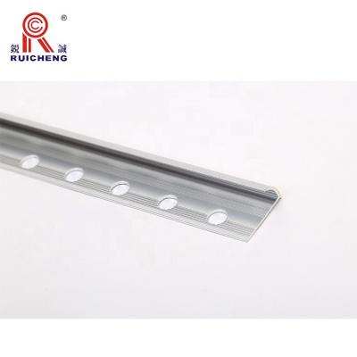 China Round Shape Modern Aluminum Alloy Profile Edging Pad Metal Corner Tile Trim for sale