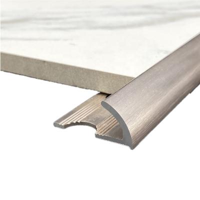 China Modern Chrome Corner Trim Cheap Tile Aluminum Spacer Stainless Steel Cross Transition Strips for sale