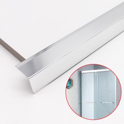 China Decorations Extruded Supplier Building Corner Guard Angle Aluminum L Shape Metal Decorative Edge Strip Light Wall Profile for sale