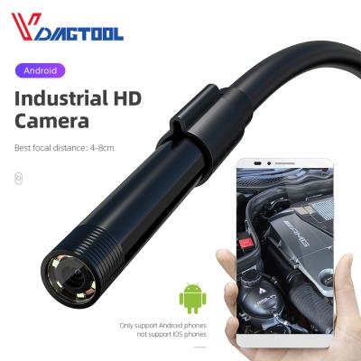 China Most Vdiagtool Endoscope Camera 5.5mm 7mm 8mm IP67 Waterproof 6 LED Borescope Car Inspection Camera For Android Laptop for sale