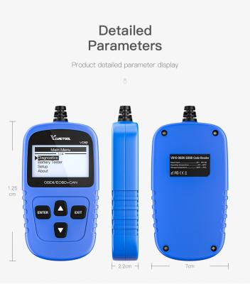 China For Many Cars Vdiagtool VD10 Auto Accessories OBD2 Car Code Reader 2 OBD Scan Tool Check Engine Fault Scanner for sale