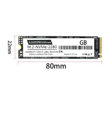 China m.2 ssd 128 gigabyte 512gb internal high quality nvme ssd LuminouTek 256 gigabyte m2 500gb ssd for sale