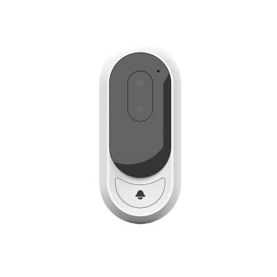 China New modern white battery operated wifi doorbell with APP powered on the phone for sale