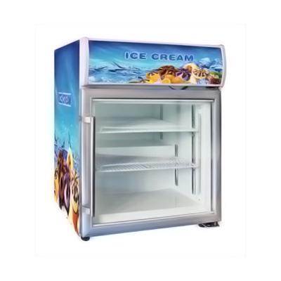 China 112L Single-temperature Triple Glass Doors Automatic Defrost Small Commercial Beer Mini Rear Display Bar Fridge for sale