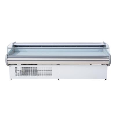 China New Type Convenient Fridge Fan Display Fridge Meat Cooler COMPRESSOR Compressor Cooling Showcase for sale