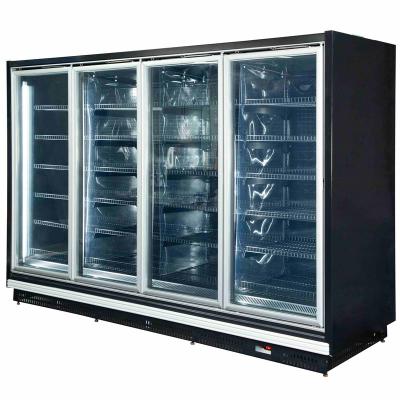 China Single-Temperature Good Quality Super Market Freezer Glass Wholesale Customized Display for sale