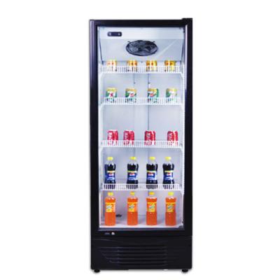 China Single-Temperature Hot Sale Upright Cooler Fridge Refrigerator Refrigerated Fridge Freezer Display with Glass Doors Freezer on Wheels Slim Freezer for sale