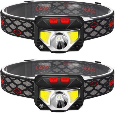 China Camping Supplier Outdoor Essential Rechargeable Safety Warning Headlight USB High Brightness Led Miners Headlamp For Night Working for sale