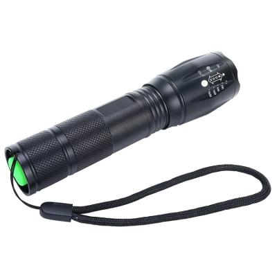 China Zoomable Led Flashlights Tactical Portable Camping Spotlights Diving Led Flashlights Powerful Waterproof Telescopic Rechargeable Torch Light For Outdoor for sale