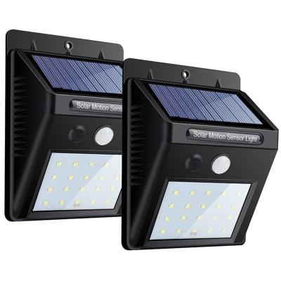 China Hot Selling Outdoor Waterproof Radio Plastic Waterproof Automatic Night Led Lamp Motion-Activated Solar Wall Mounted Lights for sale