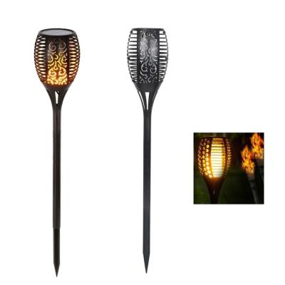 China Outdoor Garden Pathway Landscape Motion-activated Waterproof Led Garden Street Lawn Flame Dance Stake Solar Lamp Decoration Light for sale