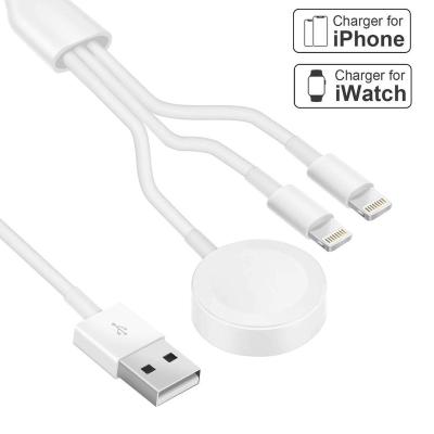 China MP3/MP4 Player Compatible with Apple Watch Charger 3 in 1 Magnetic Wireless Charger Cable Compatible with for Apple Watch Charger for sale