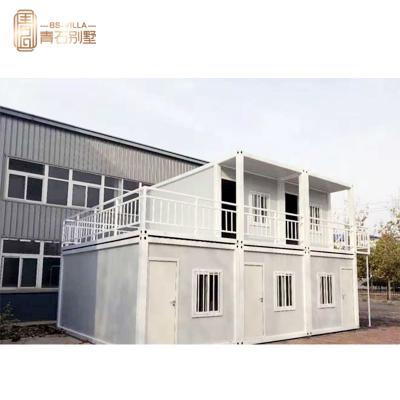 China Low Cost Two Story Eco - Friendly New Prefab Container House for sale