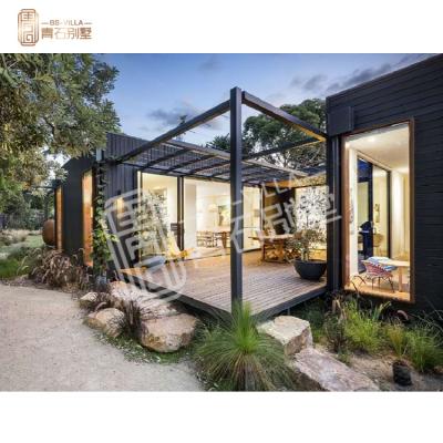 China Modern cheap portable high quality luxury self assemble flat pack container house building cafe hotel mobile wood mobile for sale