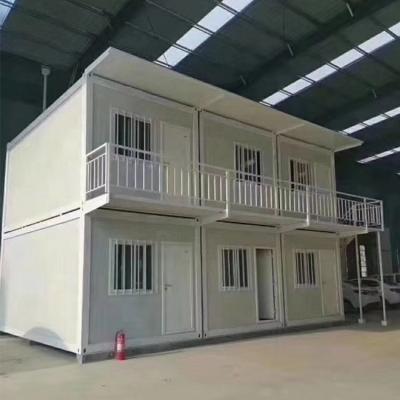 China New Modern Designed Prefab Living Container Houses Two Story Homes Buildings For A Reasonable Price for sale