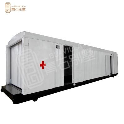 China Eco-friendly Prefab Medical Container Homes Isolation Negative Pressure Hospital Prefab Ward Houses For Sale for sale