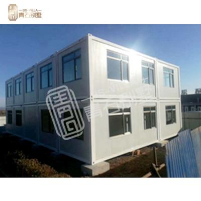 China Two Story Container House Eco - Friendly Luxury Movable Prefab Office for sale