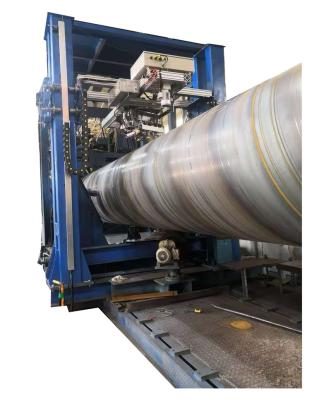 China Large Diameter Energy Supply Pipe Spiral Welded Pipe Making Machine SSAW Pipe Production Line for sale