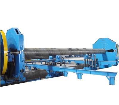 China Metal industrial pipe iron grroving pipe end facing machine steel pipe machine production beveling chamfering line for sale