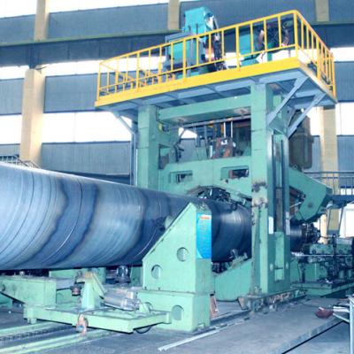 China Energy Supply Pipe Stainless Steel Spiral Welded Pipe Machine Production Line for sale