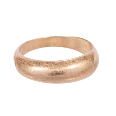 China New Fashion Design New Arrival Jewelry Brass Metal Large Disc Rings For Women Worn Gold Plated for sale