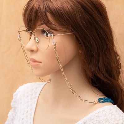 China New design facemask lanyard chain monocle holder beaded lanyard masking beads for glasses beaded women metal lanyard chain with clips for sale