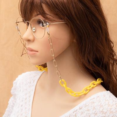 China 2021 new design sunglasses face chain monocle Chunky Eyewear Glasses for chains cadena de gafas masked chain for sale