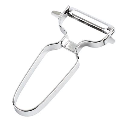 China Potato Stocked Stainless Steel Peeler and Swivel Ultra Sharp Blade Vegetable Peeler for Kitchen for sale