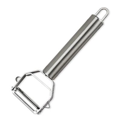 China Sustainable Potato Peeler Stainless Steel and Swivel Ultra Sharp Blade Vegetable Peeler for Kitchen Julienne Peeler for sale