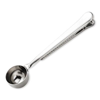 China Amazon Sustainable Hot Sale Kitchen Tools 15ml Stainless Steel Teaspoon Measurer With Sawtooth Clip for sale