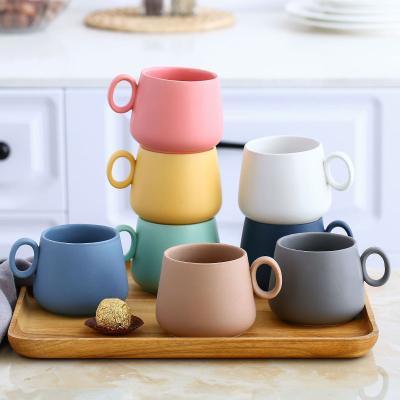 China Matte Ceramic Coffee Mug viable for office and home tea cup for sale