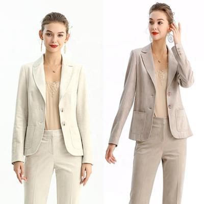 China J130 Anti-wrinkle Spring Autumn Winter Fashion Long Elegant Women Even Business Casual Office Outer Coat Jackets Suit Blazer for sale