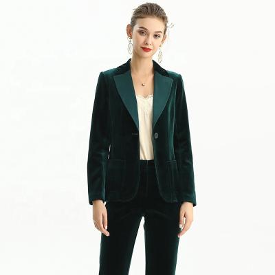 China J146 Anti-wrinkle Spring Autumn Winter Fashion Long Elegant Women Even Business Casual Office Outer Coat Jackets Suit Blazer for sale