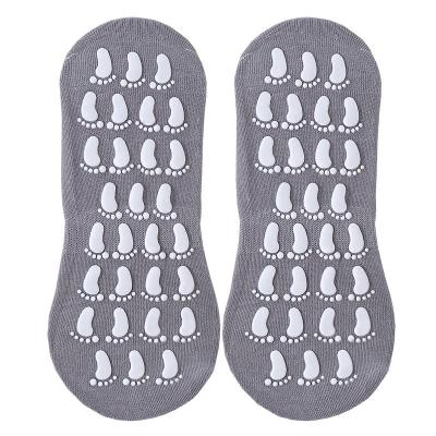 China SHUMON Breathable Parent-child Trampoline Club Socks Custom Pure Cotton LOGO Sense Fun Jumping Distribution Thickened High Quality Soft Socks for sale