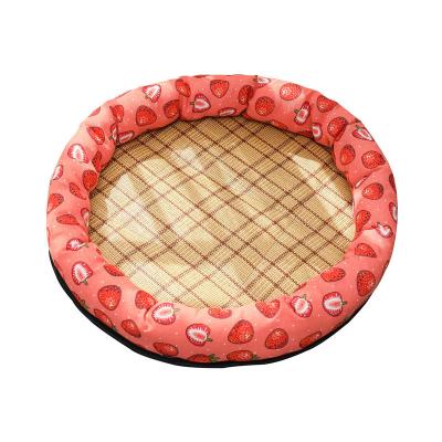 China Breathable The Original Soothing Lux Fur Machine Washable High Class S-XL Donut Cat Bed Soothing Multiple Around Shape Cat Bed for sale